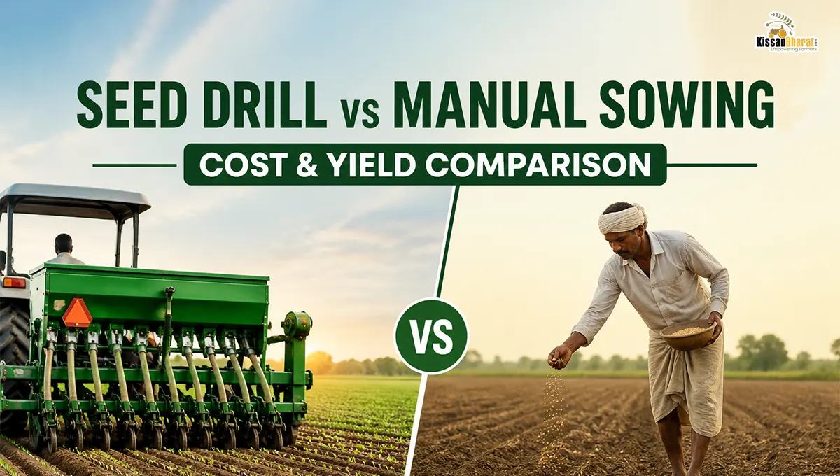 Seed Drill vs Manual Sowing: Cost & Yield Comparison